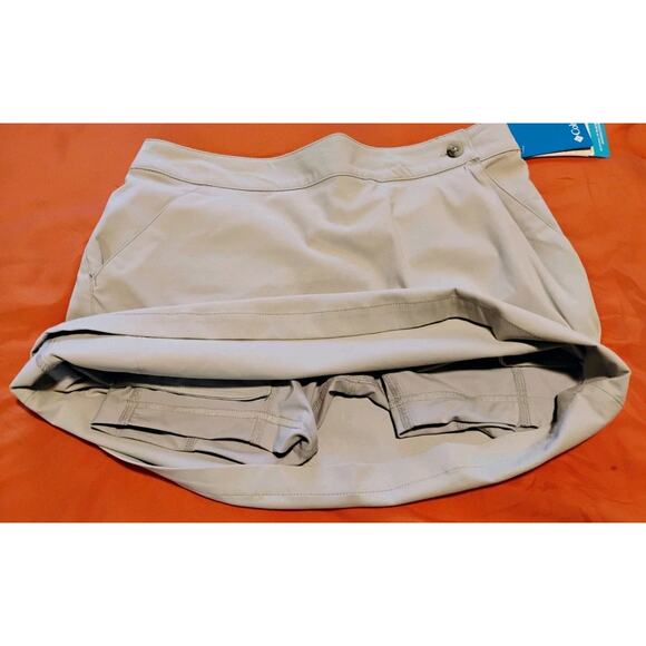 Columbia Women's Armadale Skort Omni-freeze Advanced Cooling Size 2 Light Gray - Picture 5 of 7
